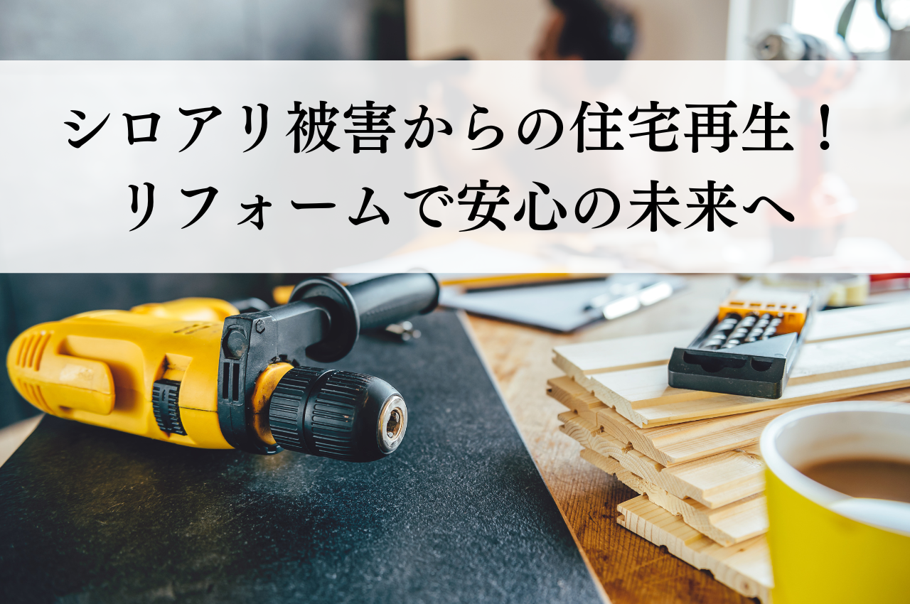 シロアリ被害からの住宅再生！リフォームで安心の未来へ